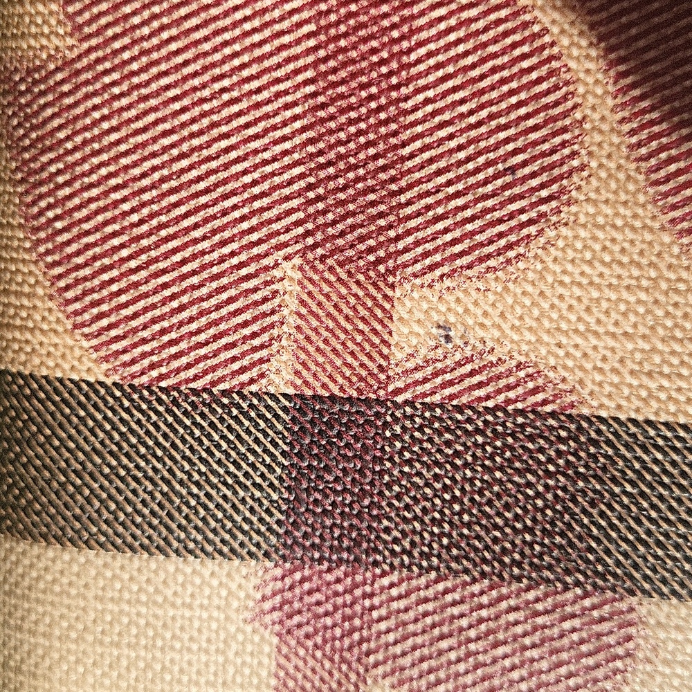 BURBERRY Supernova Heart Check Wallet Berry Red - Picture 7 of 9